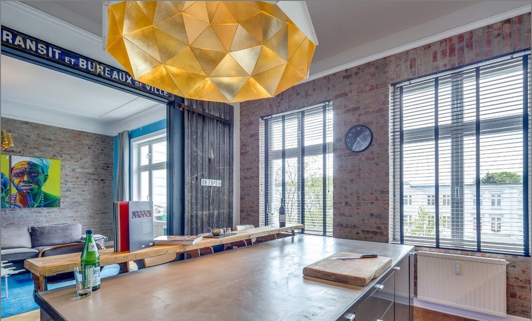 Bright дизайн проект на апартамент в стила на Loft
