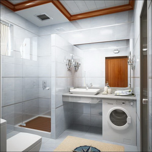 Идеи за интериорен дизайн на баня в Хрушчов