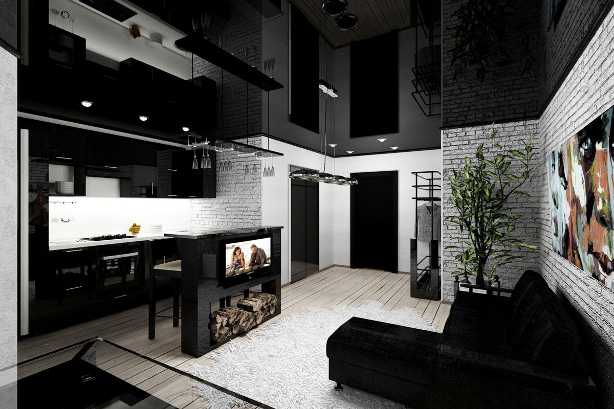 Малък апартамент: най-добрите идеи интериор студиото