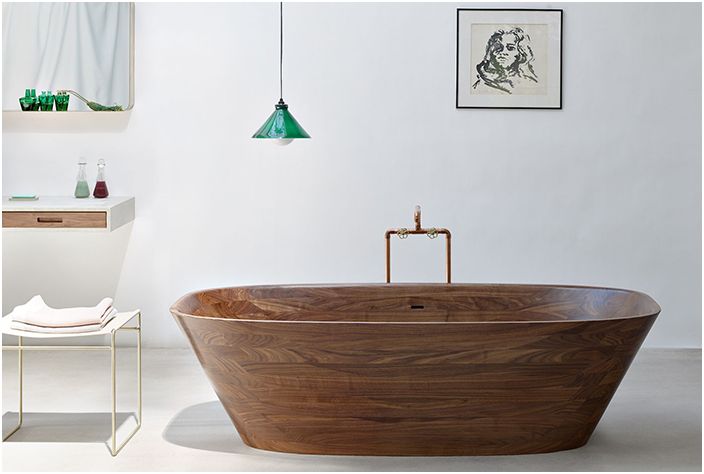 Дървена вана - радост за душата и украса за дома