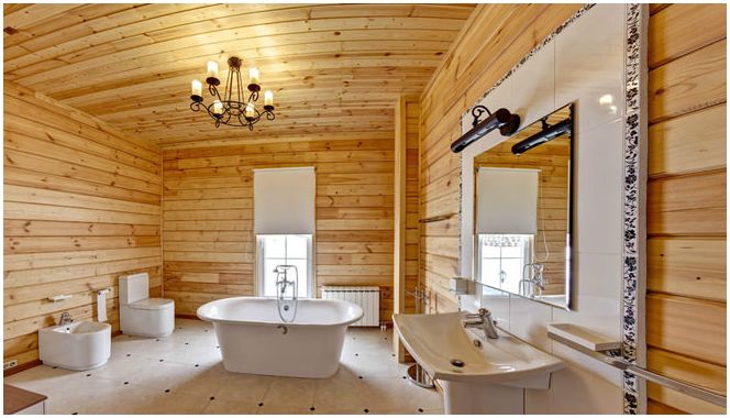 Hydro баня в дървена къща
