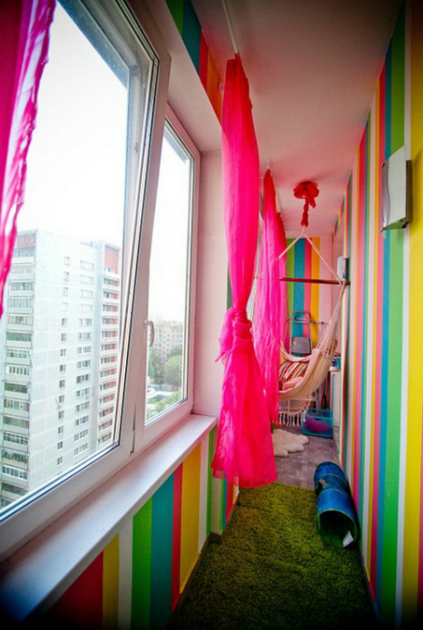 А глътка свеж въздух: 18 зашеметяващи примери за подреждане малък балкон