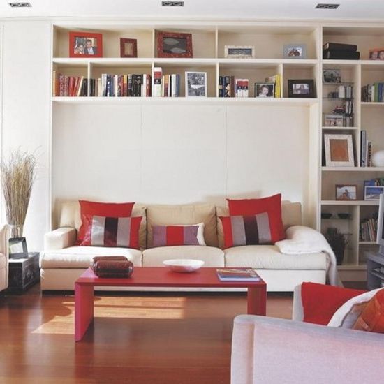 Как да използвате стената над дивана в хола: идеи за малки апартаменти