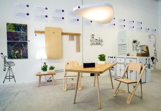 Сгъваеми маси и други сгъваеми мебели, като решение за малки апартаменти