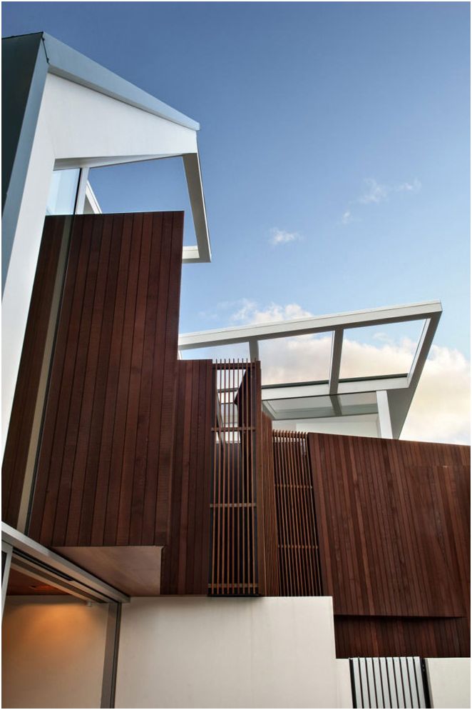 Красивият дизайн на къщата с изглед към морето в Уелингтън