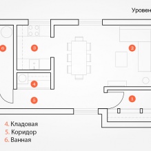 Къща от 100 квадратни метра. м. в стила на минимализма