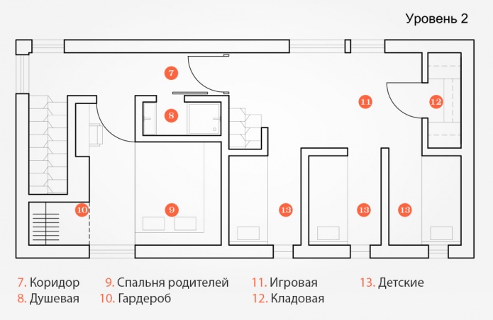 Къща от 100 квадратни метра. м. в стила на минимализма