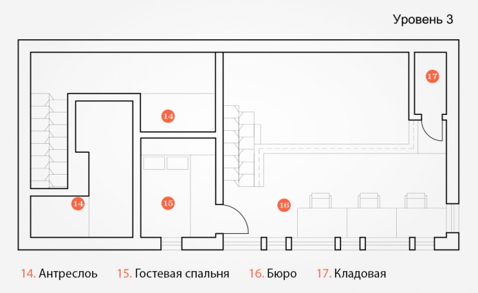 Къща от 100 квадратни метра. м. в стила на минимализма