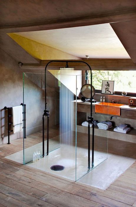 11 изящни идеи за дизайн на бани с душ дъжд
