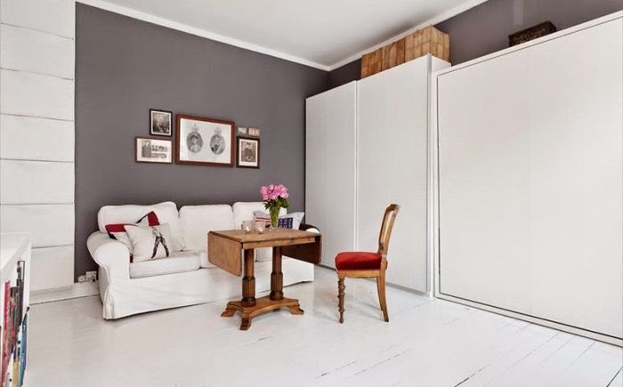 Малък апартамент в скандинавски стил: приятно и удобно