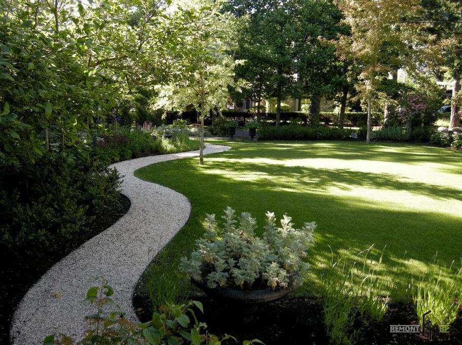 Садовые дорожки: 30 лучших примеров оформления - фото Garden- paths- 30- best- examples- of -design - photo-3