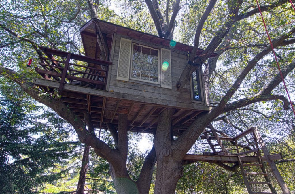 Изграждане на малка къща на дърво: 35 необичайни примери