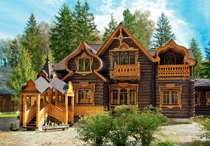 Дървени къщи: стил, дизайн, както и външни облицовки, снимки