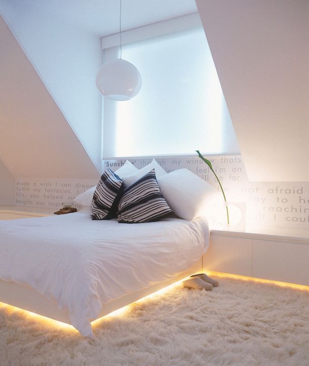 How to visually increase the ceilings in the house