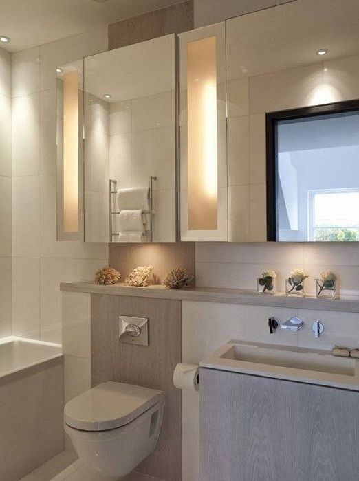 Чистотата и лекота: класически интериор баня в бяло