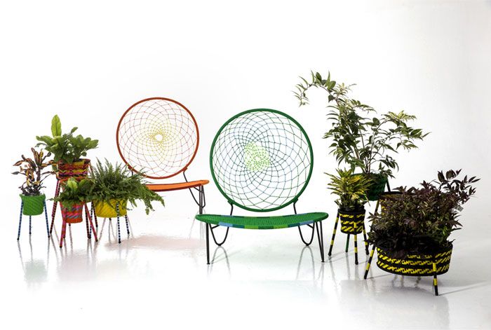 Открит градински мебели от компанията Moroso