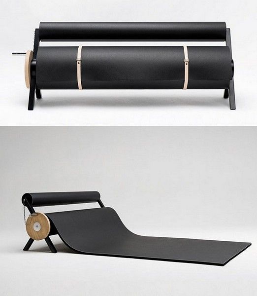 Тежка концепция на младежта мебели от Париж студио 5.5 дизайнери - диван за аскети