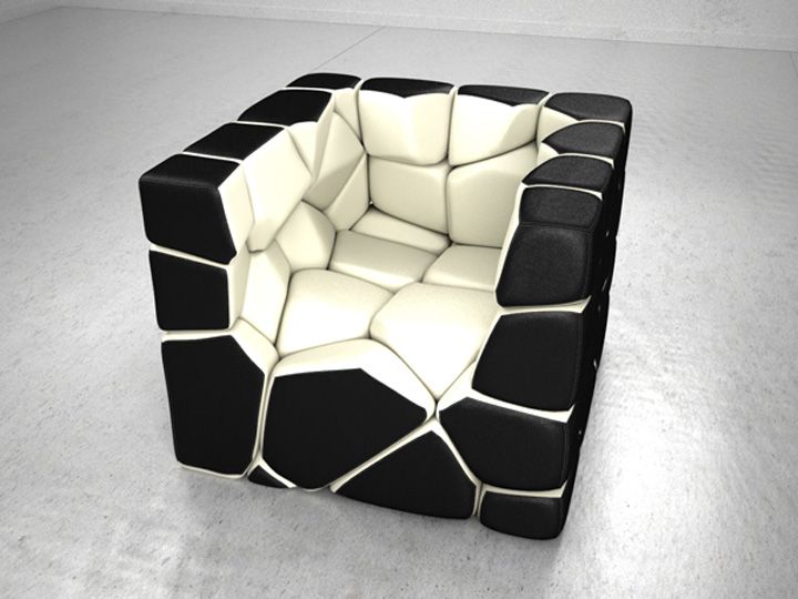 Уникален кубичен стол