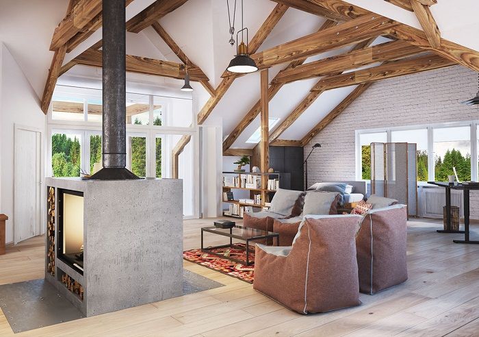Създаване на по-голямо пространство в дома: зрелищните тавани и тавани