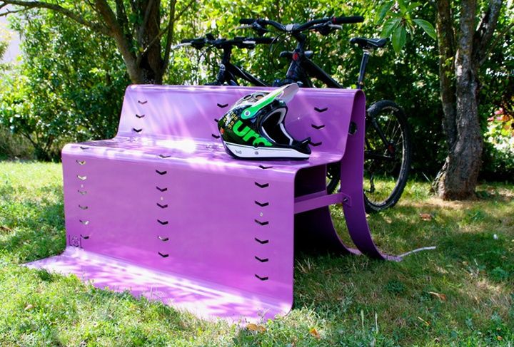 Открит мебели за паркиране на велосипеди