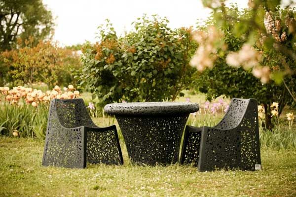 Уникални градински мебели от иновативната базалтово влакно от Raymond Cīrulis