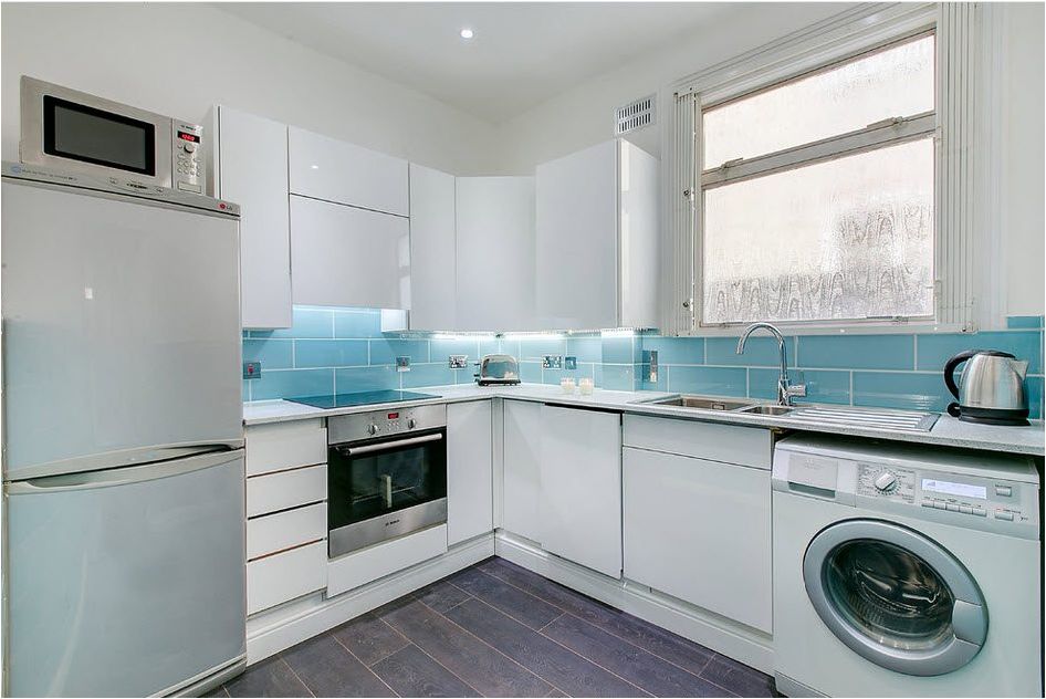 Washing machine in the kitchen: how to choose, tips and ideas-80